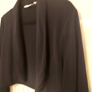 Susan Graver Black Bolero/Scrug- Large